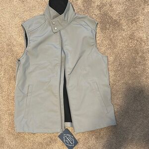 Men's Gray Vest NWT